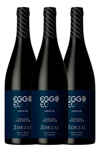 Vino Tinto Eggo Tinta De Tiza Malbec 2018 Zorzal 750ml