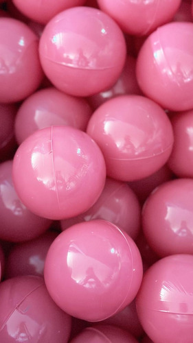 Pelota Para Alberca Rosa Pastel - 1000 Piezas Unicolor