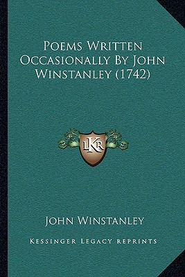 Libro Poems Written Occasionally By John Winstanley (1742...