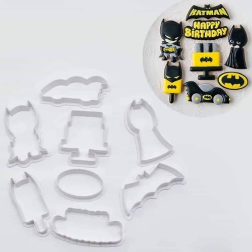 Molde Cortador Masa Galleta Fondant Batman - Repostería