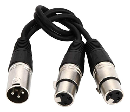 Xlr Hembra A Dual Macho Y 3-pin Audio Splitter Cable De
