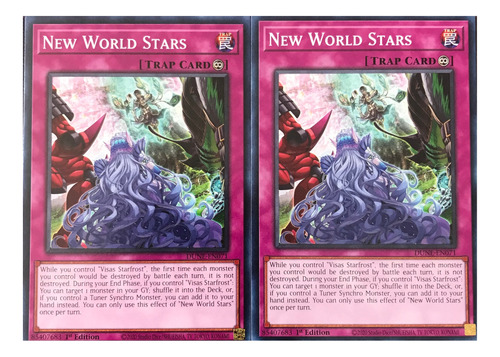 Set New World Stars X2 Yu-gi-oh! Original Konami