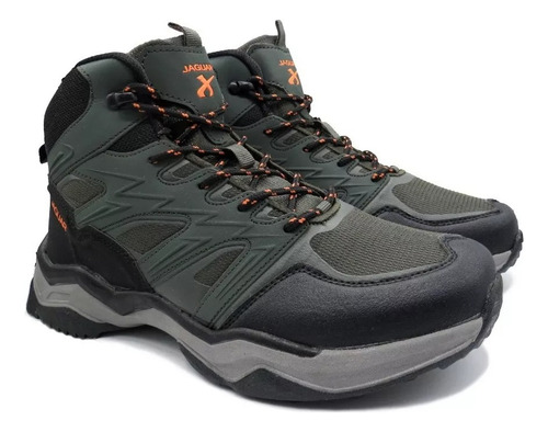 Imagen 2 de 8 de Borcego Trekking Hombre Jaguar Botas Zapatilla 3054 Outdoor