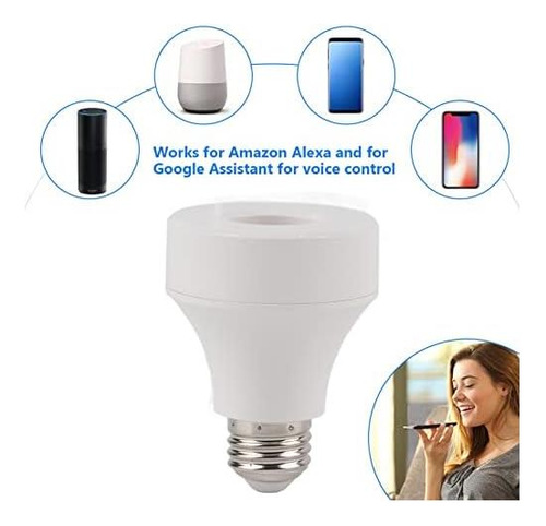 Caavo De Bombilla Base Led Adaptador Boba Base Convertidor