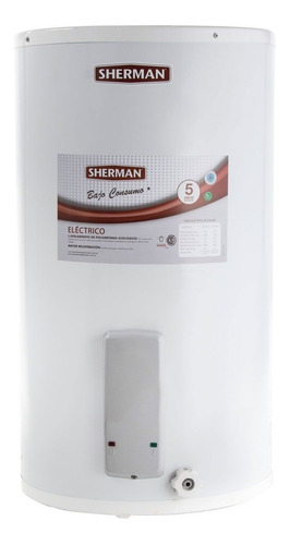 Termotanque Electrico Sherman 55 Lts Inferior Para Colgar Ch