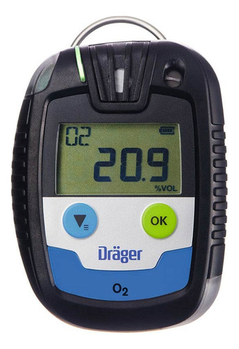 Drager Pac 6500 O2 Detector De Gas Portátil De Oxigeno