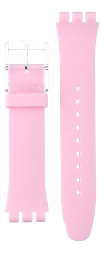 Correa Malla Reloj Swatch Polarose Asuok710 | Suok710 Ancho 20 Mm Color Rosa
