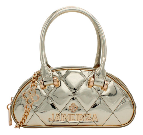 Crossbody Color Oro Espejo Jaime Ibiza Para Mujer