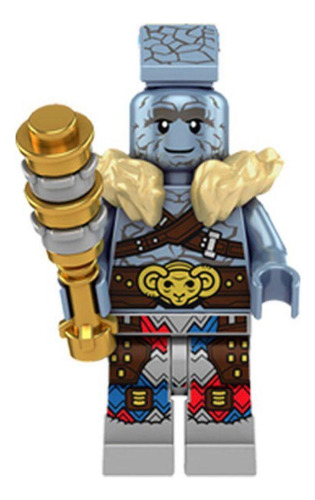 Boneco Blocos De Montar Korg Thor Amor E Trovão