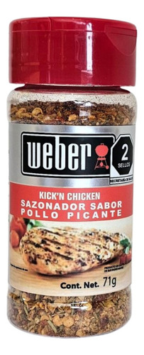 Sazonador De Carne Weber Pollo Picante 71 Gr