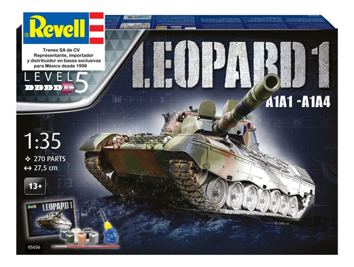 Leopard 1 A1a1-a1a4 By Revel # 5656 1/35 Gift Set
