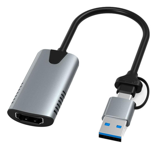 Wpd Placa De Captura De Vídeo Hdmi Para Usb/tipo C, Placa