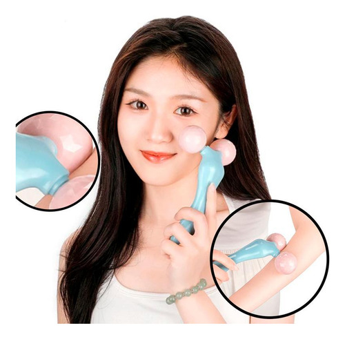 Massageador Facial 3d Roller Relaxamento Muscular Spa