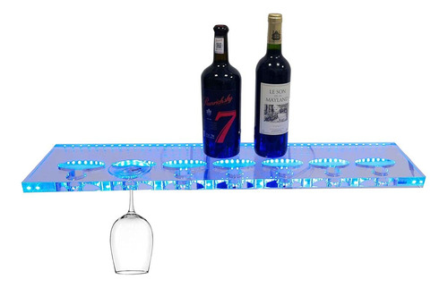 Niccoo Pantalla De Vidrio Para Botella De Licor Con Luz Led