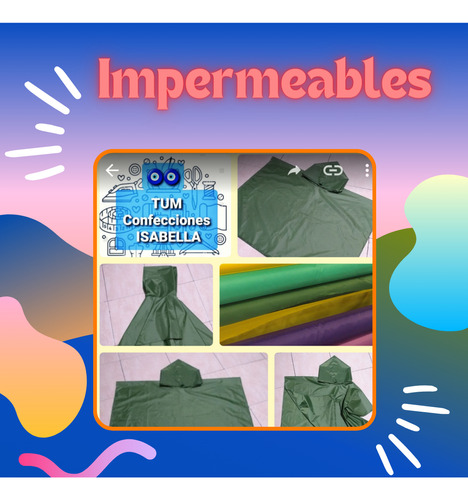 Poncho Impermeable 