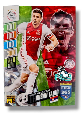 Top Master #9 Adrenalyn Fifa365 2022 Dusan Tadic Panini Rare