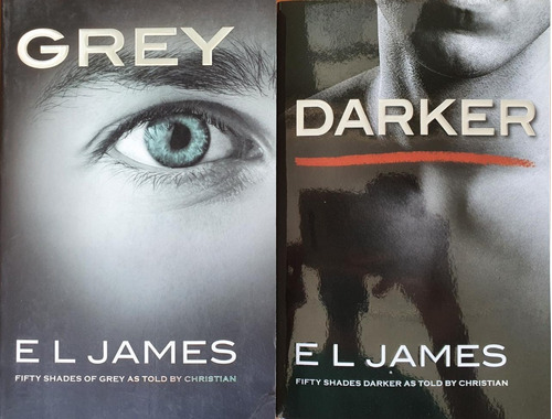 2 Libros Grey Darker - E L James Editorial Vintage En Inglés