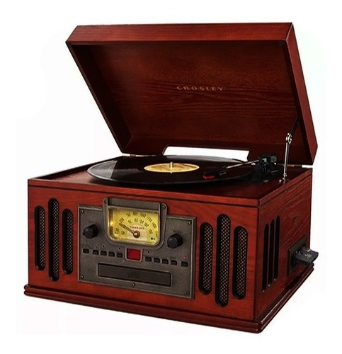 Tocadiscos Crosley Vintage Cr704d-pa Nm. Casetera Radio Cd