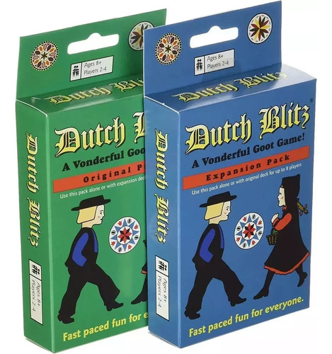 .. Jogo De Cartas Dutch Blitz, Combinação Original E