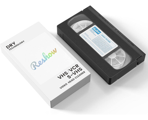 Limpiador De Cabezales Reshow Para Vhs No Requiere Liquido