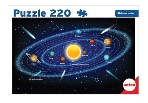 Puzzle Sistema Solar 220 Pz- 34 X 48 Cm- Antex 3037