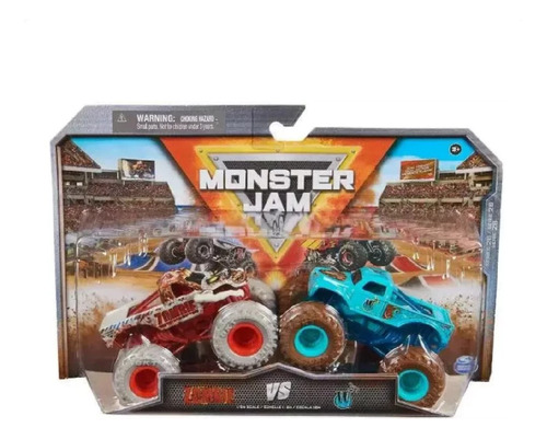 Monster Jam 2 Pack Vehiculos Playking