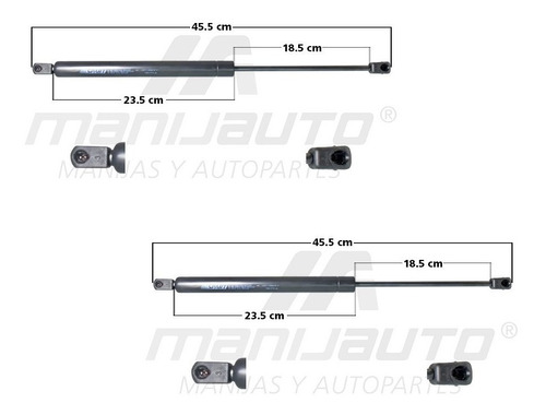 Par Mortiguadores 5ta Puerta Ford Taurus 1986 - 1995 Mnj