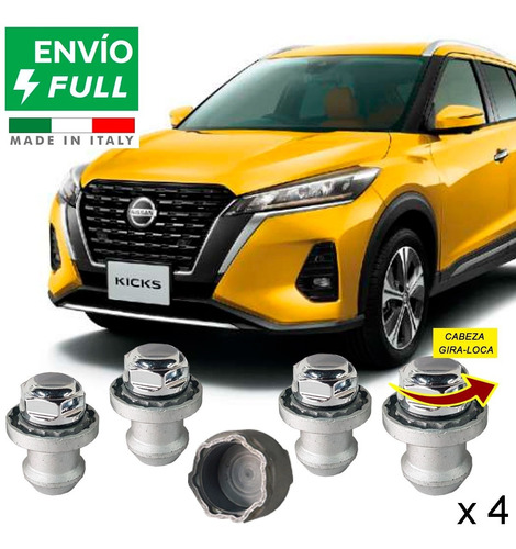 Tuercas O Birlos Galaxy Lock  Nissan Kicks Dark Envio Gratis