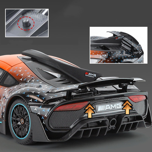 Modelo De Coche De Juguete Mercedes Benz Amg One 1/18 A Esca