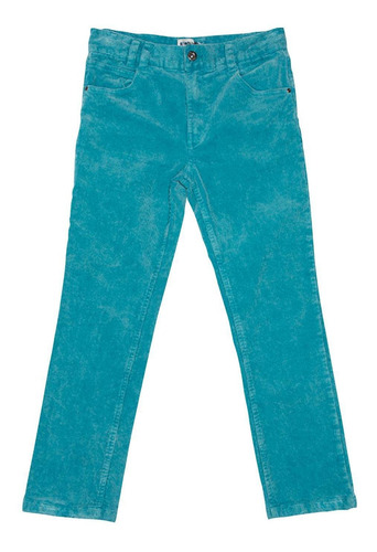 Pantalon Algodón Invierno Niño Verde Oscuro