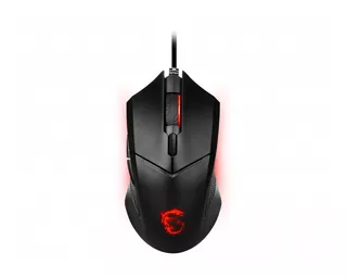 Mouse gamer de juego MSI Clutch GM08 black