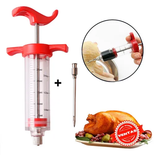 Jeringa Inyector Pavo Pollo Carne Navidad Aderezo Jarcstore | MercadoLibre