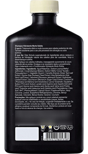 Shampoo Hidratante Lola Cosmetics Morte Súbita 250ml