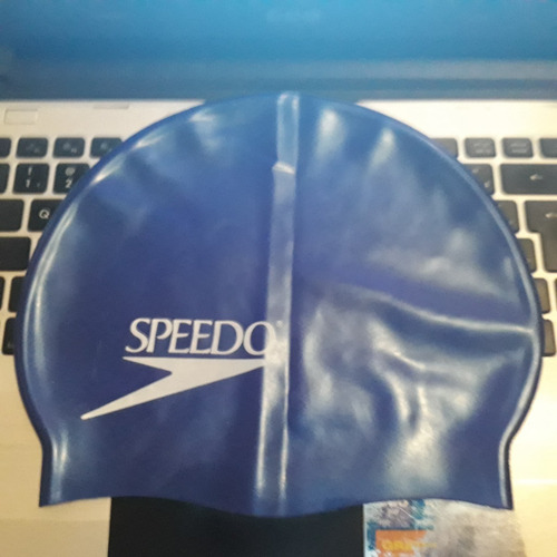 Touca De Natação Speedo Azul Adulto Cod 2460