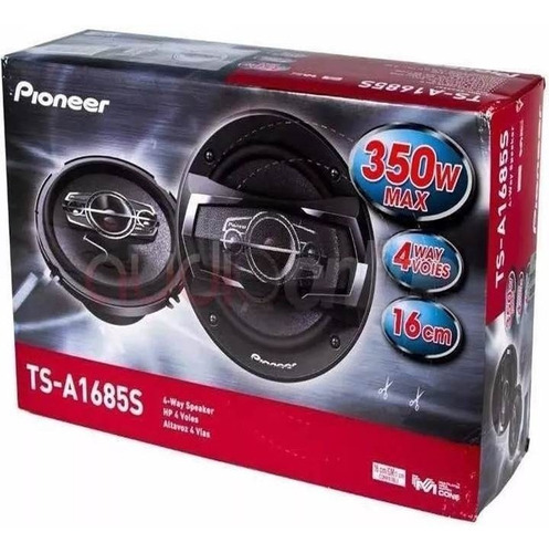 Cornetas Pioneer 6 Y 1/2 4 Vías Coaxial 6.5 350watts Pioneer