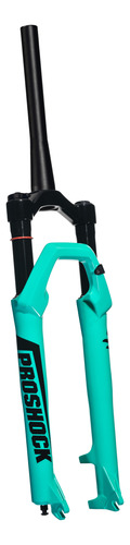 Garfo Suspensão Proshock Onix Tc Tapered Eixo 9x100 - 110mm Azul-turquesa