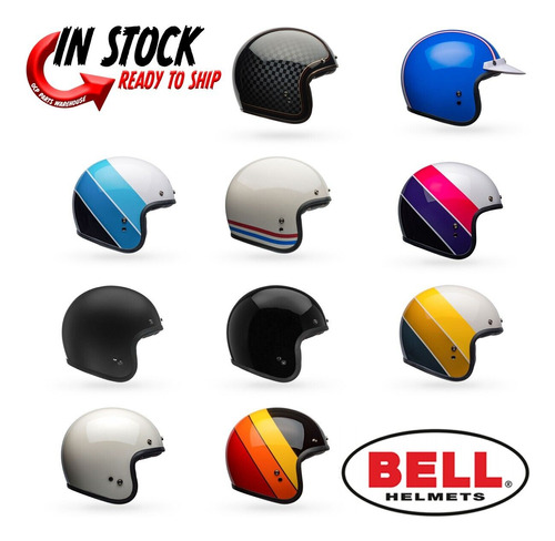 2023 Bell Custom 500 Helmet 3/4 - Pick Size & Color Ssq