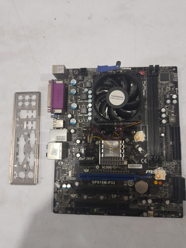 Board Msi Gf615m P33 + Procesador Ii X4 925 2,8 Hgz