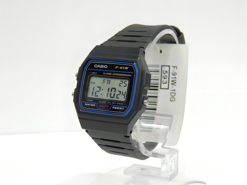 Reloj Casio Collection F-91wm-9a Hombre Color Negro