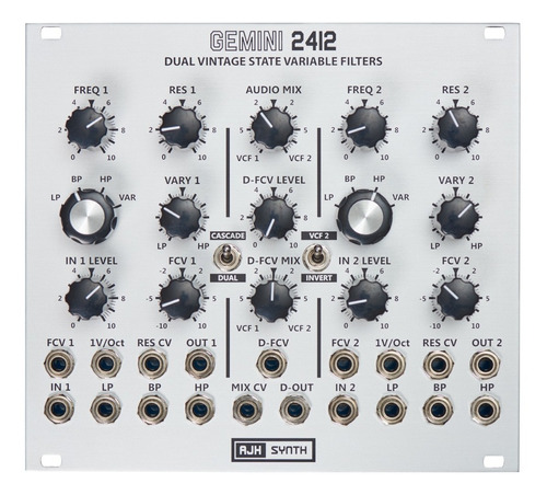 Ajh Synth Gemini 2412 Dual Svf Silver Oferta Msi.