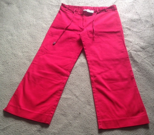 Pantalon Pescador Rojo Dama Talla 6-8