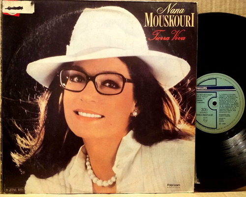Nana Mouskouri - Tierra Viva - Lp Vinilo Año 1987 - Alexis31