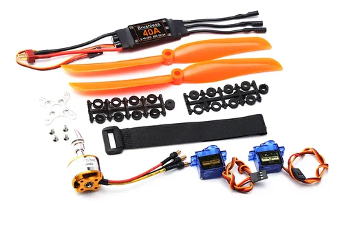 A2217 1250KV Brushless Motor Set – Inkl. 40A ESC, SG90 Servo & Propeller Für RC Flugzeuge & Helikopter