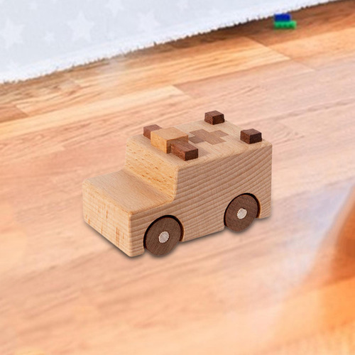 Adorno De Juguete De Coche De Madera, Figura Estilo B