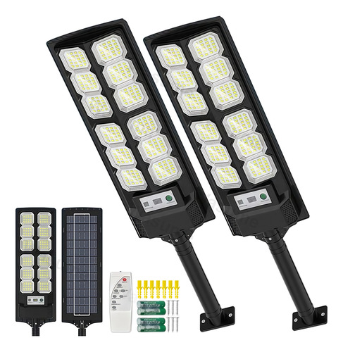 2pz Luz Sensor De Movimiento De Grande Focos Solares Lampara
