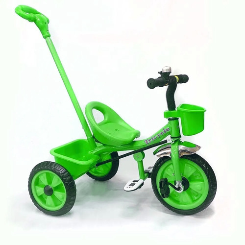 Triciclo Caño Reforzado Direccionable Con Canasto C