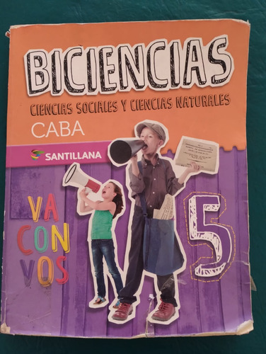 Libro Biciencias 5 Ciencias Sociales Y Naturales Santillana