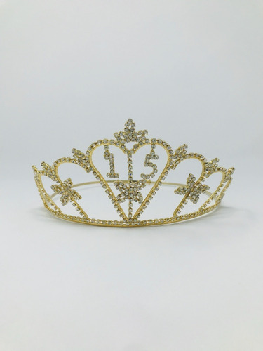 Imagen 2 de 4 de Corona Alta Para Quinceañera