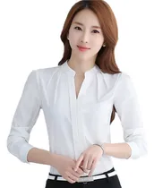 Comprar Blusas De Gasa Manga Larga Casuales Dama Blusas De Mujer