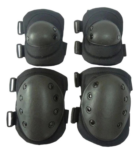 Set Rodilleras Y Coderas Militares Tacticas